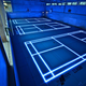 Illustration for article titled A basketball court straight out of Tron